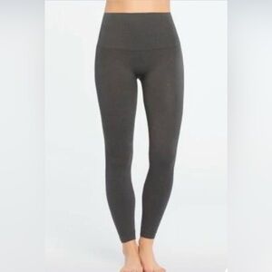 Spanx charcoal leggings, medium